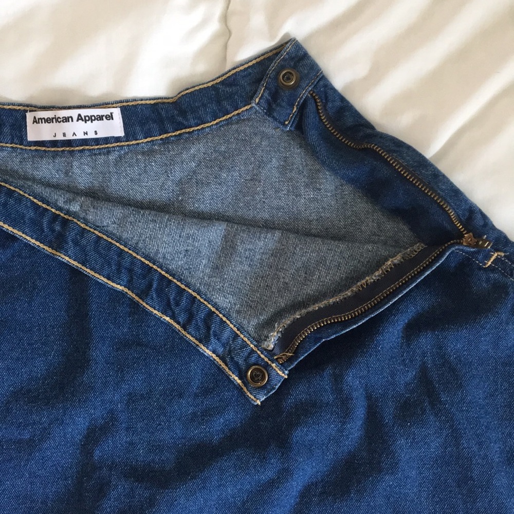 American Apparel Denim Circle Skirt